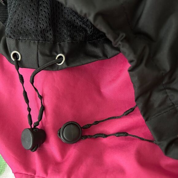 i5 Apparel Black Pink Windbreaker Jacket Size L Mesh Lined Zip Up - Picture 8 of 11